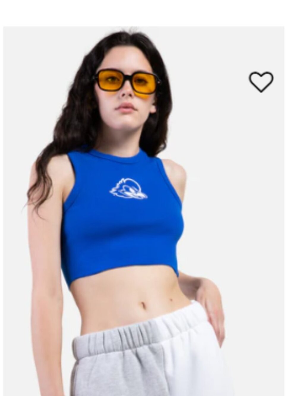 HYPE & VICE University of Delaware Blue Hane crop-top